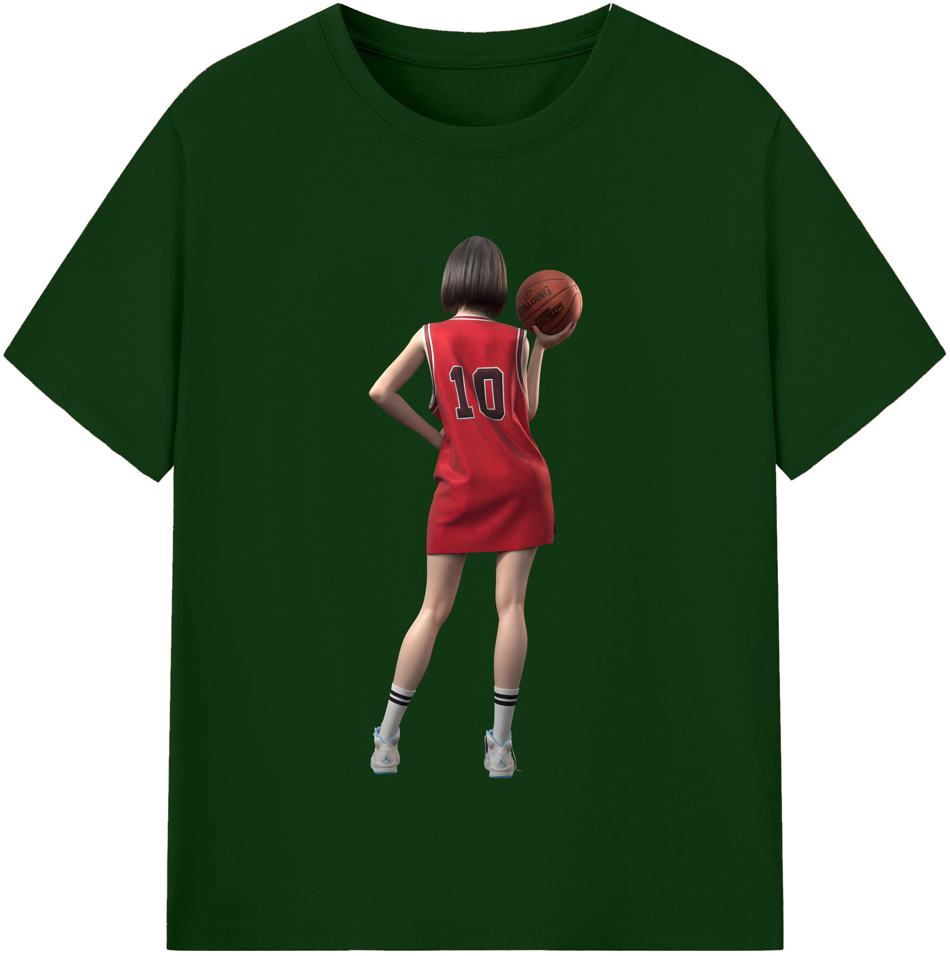 SLAM DUNK／スラムダンク 綿100％半袖Tシャツ（フロントプリント）